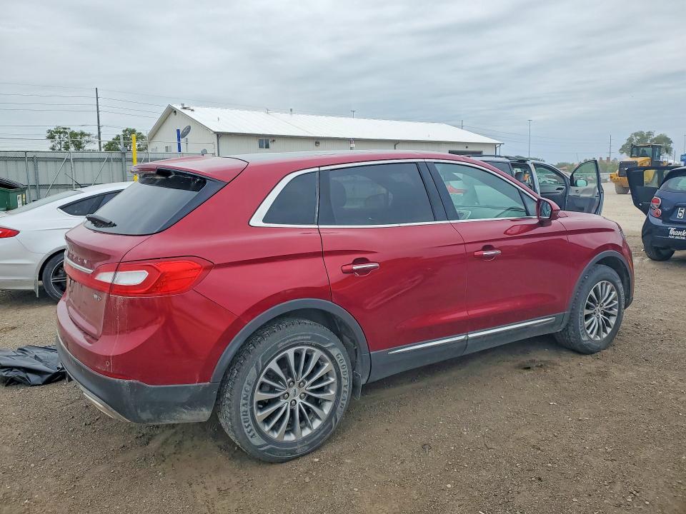 2016 Lincoln Mkx VIN 2LMTJ8KR6GBL83438 COPART salvage auction — HAIL, Ia - Cert Of Title-Salvage Title, sold $8,700 on 2026-07-06 (photo 3)