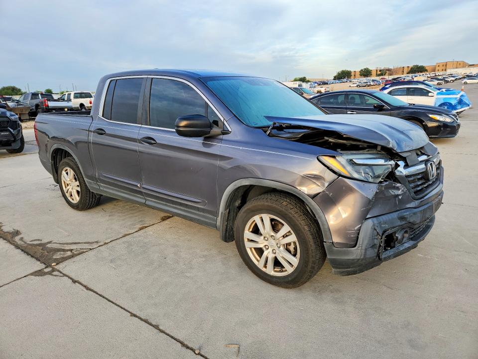 2019 Honda Ridgeline VIN 5FPYK2F27KB006181 COPART salvage auction — FRONT END, Tx - Certificate Of Title, sold $9,400 on 2026-07-09 (photo 4)