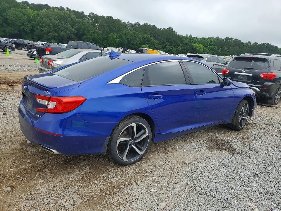 2019 Honda Accord VIN 1HGCV1F31KA045758 COPART salvage auction — FRONT END, Ms - Cert Of Title-Salvaged, sold $2,050 on 2026-07-03 (photo 3)