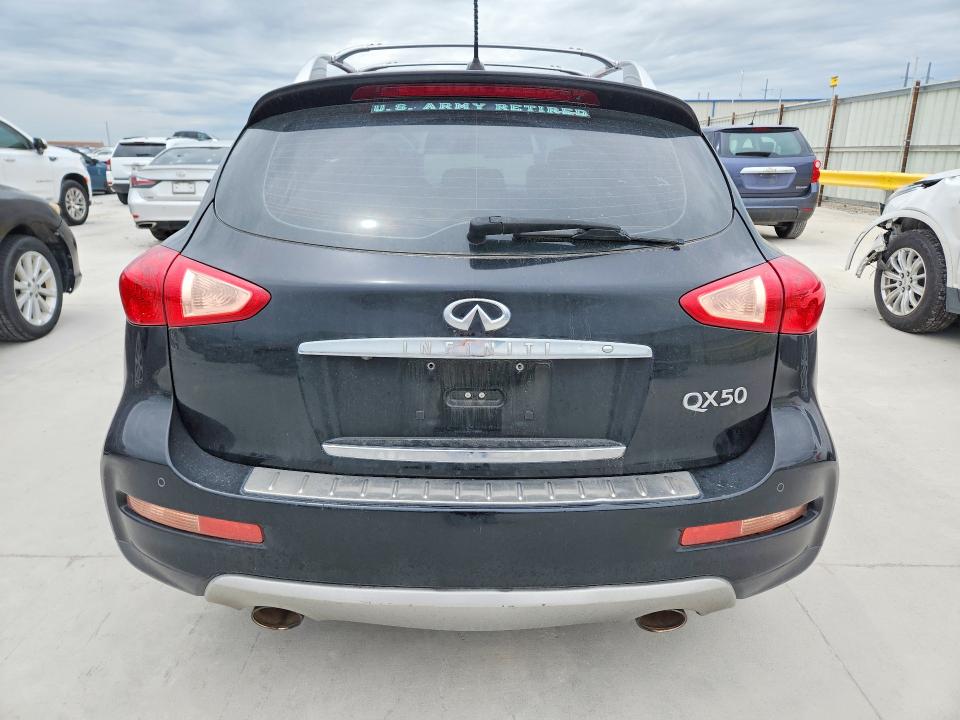 2016 Infiniti Qx50 VIN JN1BJ0RR1GM260128 COPART salvage auction — MINOR DENT/SCRATCHES, Tx - Salvage Vehicle Title, sold $575 on 2026-07-31 (photo 6)