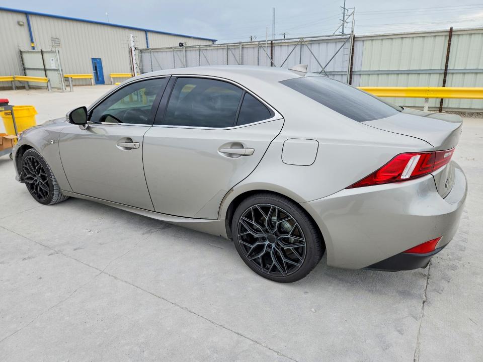 2016 Lexus Is VIN JTHBE1D2XG5026399 COPART salvage auction — WATER/FLOOD, Tx - Salvage Title-Flood Damage, sold $5,200 on 2026-07-17 (photo 2)
