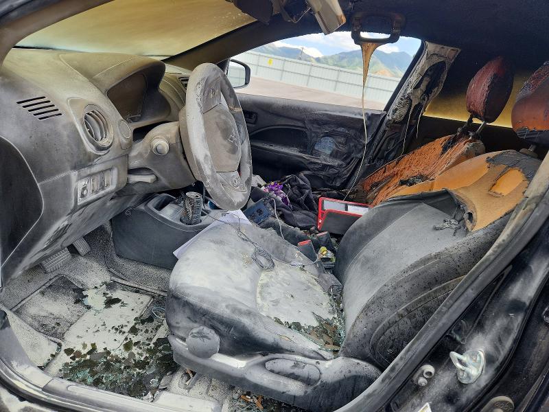 2022 Mitsubishi Mirage VIN ML32FUFJ9NHF07296 COPART salvage auction — INTERIOR BURN, Ut - Salvage Certificate, sold $225 on 2026-07-28 (photo 7)