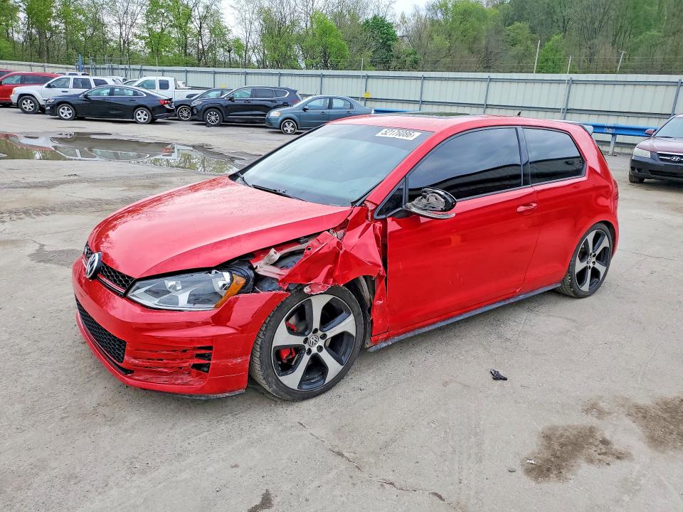 2015 Volkswagen Gti VIN 3VWYT7AU1FM057329 — COPART salvage auction photo