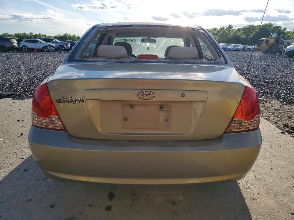 2006 Hyundai Elantra VIN KMHDN46D66U361704 COPART salvage auction — HAIL, Mo - Junking Certificate, sold $325 on 2026-07-14 (photo 6)