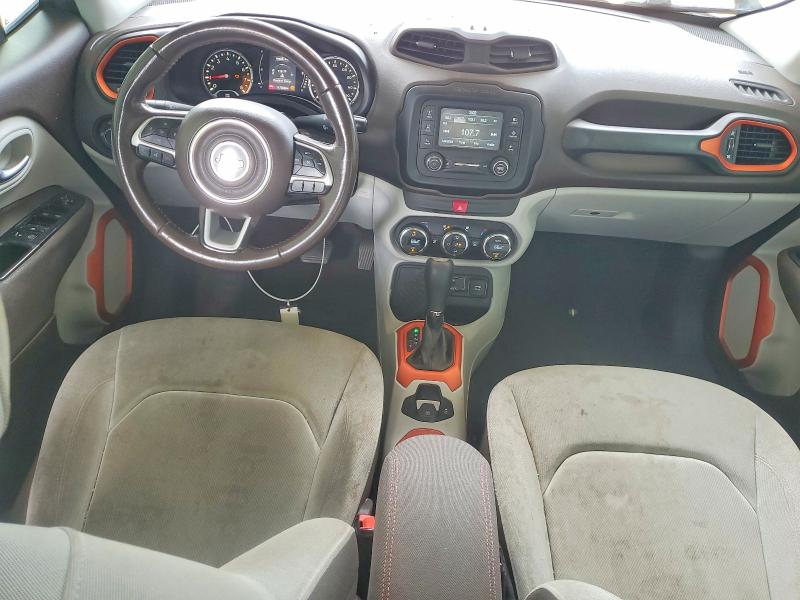 2017 Jeep Renegade VIN ZACCJABB6HPE72174 COPART salvage auction — FRONT END, Ga - Cert Of Title-Salvage, sold $1,950 on 2026-07-21 (photo 8)