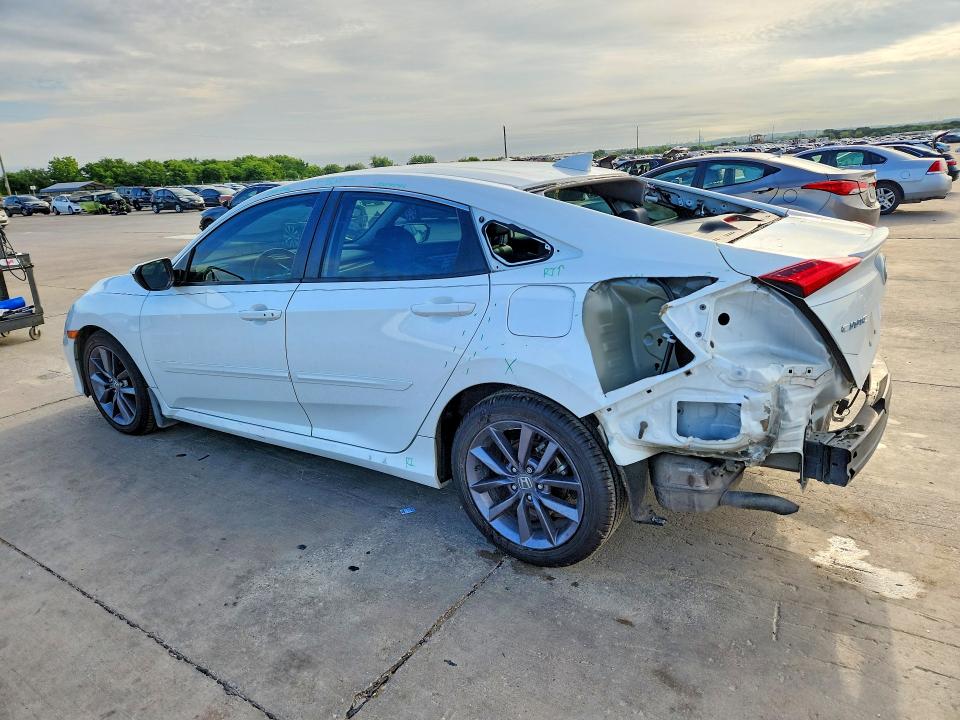 2020 Honda Civic VIN 19XFC1F77LE002643 COPART salvage auction — REAR END, Tx - Certificate Of Title, sold $9,000 on 2026-07-09 (photo 2)