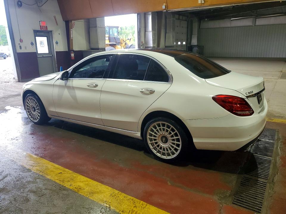 2015 Mercedes-benz C class VIN 55SWF4KB7FU035237 COPART salvage auction — FRONT END, WV - CERTIFICATE OF TITLE, sold $1,400 on 2026-07-09 (photo 2)