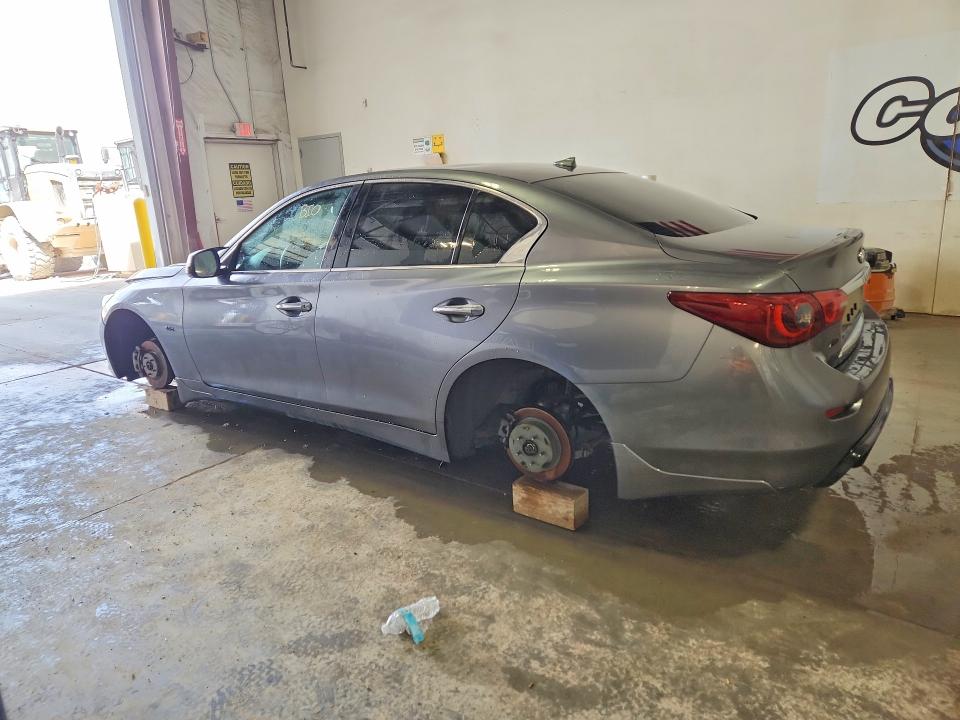 2017 Infiniti Q50 VIN JN1EV7AR5HM841350 COPART salvage auction — VANDALISM, Wv - Cert Of Title-Reconstructed, sold $525 on 2026-07-28 (photo 2)