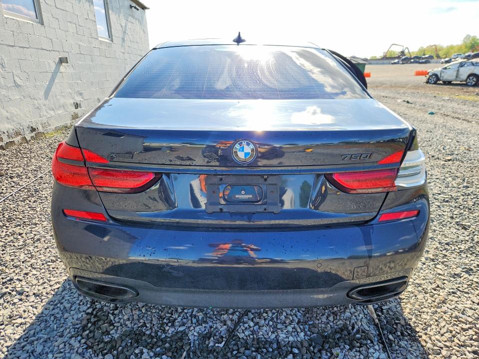 2016 BMW 7er VIN WBA7F2C58GG415971 COPART salvage auction — SIDE, Nj - Cert Of Title-Salvage, sold $7,600 on 2026-07-31 (photo 6)