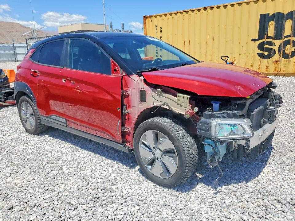 2020 Hyundai Kona VIN KM8K23AG0LU063740 COPART salvage auction — FRONT END, Nv - Salvage Title, sold $6,000 on 2026-07-13 (photo 4)