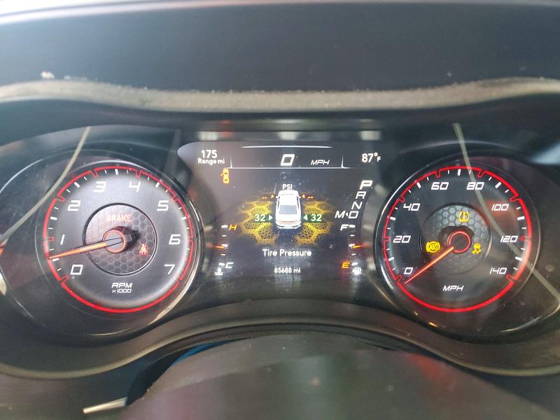 2018 Dodge Charger VIN 2C3CDXBG2JH336528 COPART salvage auction — FRONT END, Tx - Salvage Vehicle Title, sold $3,550 on 2026-07-31 (photo 9)