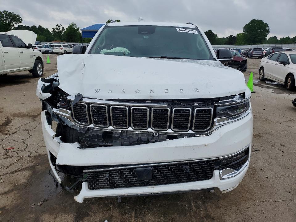 2024 Jeep Grand wagoneer VIN 1C4SJUBP8RS183964 COPART salvage auction — FRONT END, Ms - Cert Of Title-Salvaged, sold $11,900 on 2026-07-03 (photo 5)