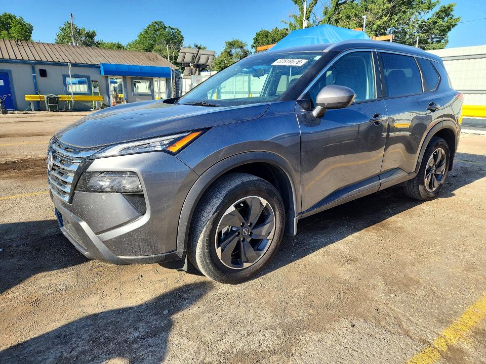 2025 Nissan Rogue VIN 5N1BT3BB8SC860208 COPART salvage auction — Hail, KS - CERT OF TITLE-SALVAGE, sold $10,300 on 2026-07-01 (photo 1)