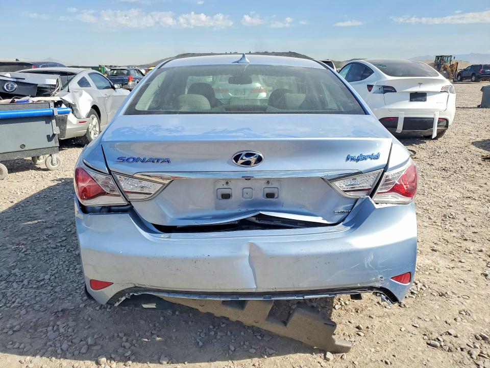 2013 Hyundai Sonata VIN KMHEC4A41DA099283 COPART salvage auction — REAR END, Ut - Salvage Certificate, sold $1,850 on 2026-07-17 (photo 6)