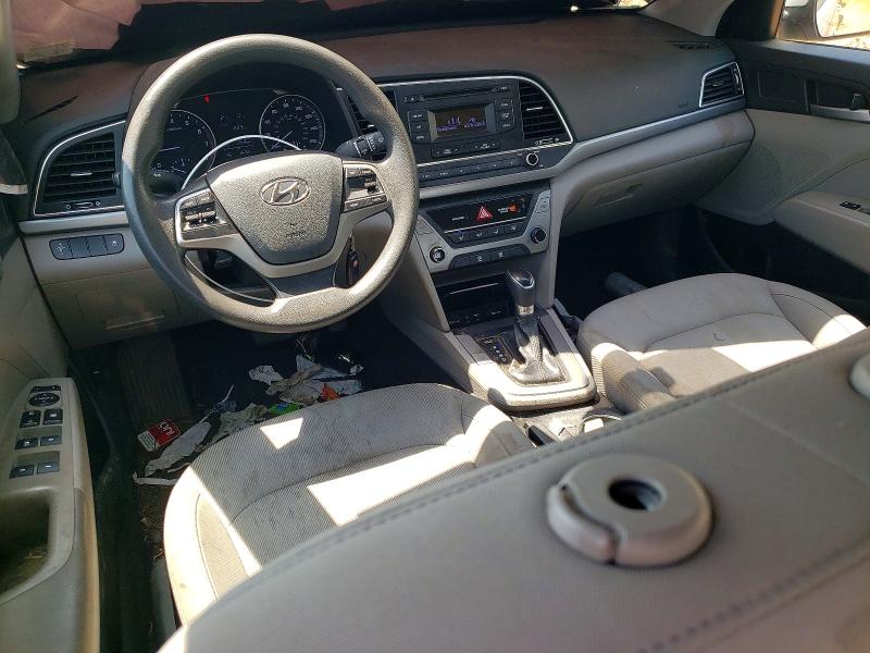 2017 Hyundai Elantra VIN KMHD74LF6HU071210 COPART salvage auction — FRONT END, Va - Cert Of Title - Salvage, sold $1,550 on 2026-07-17 (photo 8)