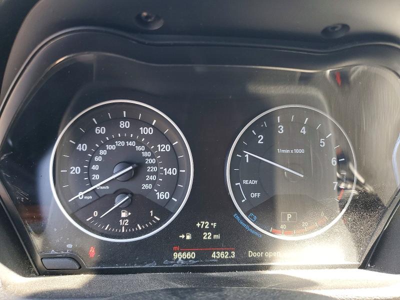 2017 BMW X1 VIN WBXHT3C30H5F82302 COPART salvage auction — FRONT END, In - Cert Of Title-Salvage Title, sold $600 on 2026-07-24 (photo 9)