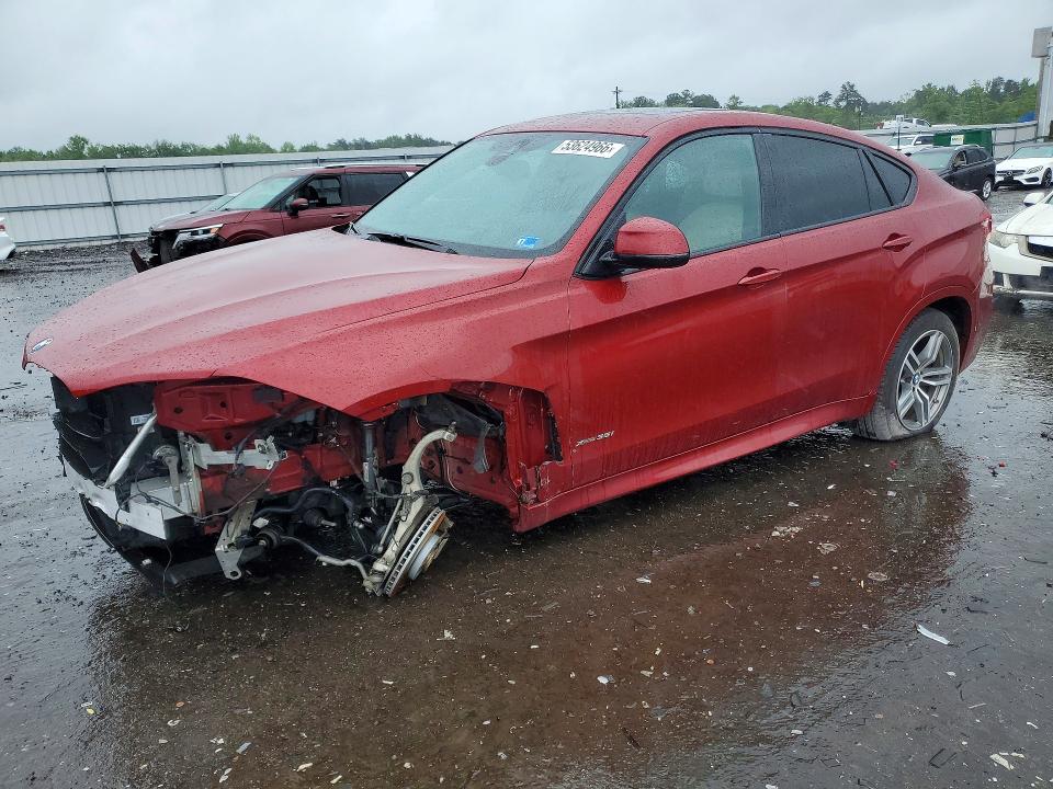 2017 BMW X6 VIN 5UXKU2C3XH0X47033 COPART salvage auction — FRONT END, Va - Cert Of Title - Salvage, sold $200 on 2026-07-29 (photo 1)