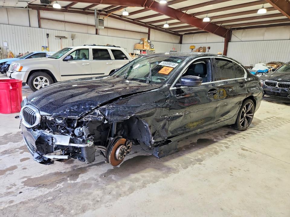 2021 BMW 3er VIN 3MW5R1J05M8C09663 COPART salvage auction — FRONT END, Fl - Certificate Of Destruction, sold $7,000 on 2026-07-10 (photo 1)
