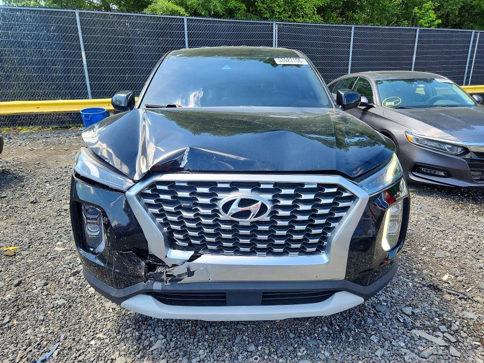 2021 Hyundai Palisade VIN KM8R14HE2MU208242 COPART salvage auction — FRONT END, Md - Cert Of Salvage > 75% Damage, sold $2,800 on 2026-07-28 (photo 5)