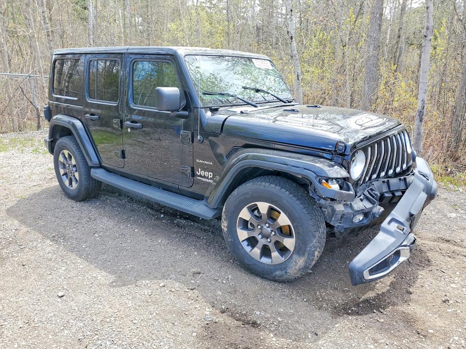 2020 Jeep Wrangler unlimited VIN 1C4HJXEN4LW259136 COPART salvage auction — FRONT END, On - Permit Salvage, sold $11,000 on 2026-07-02 (photo 4)