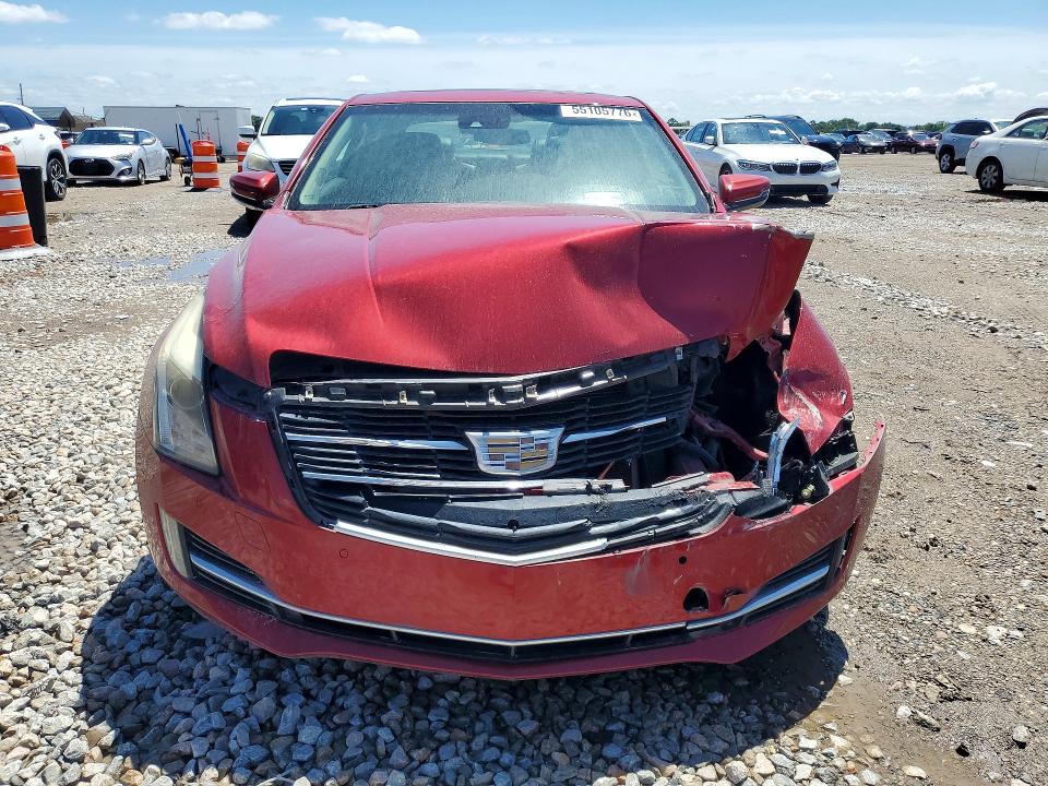 2016 Cadillac Ats VIN 1G6AE1RX6G0110771 COPART salvage auction — FRONT END, Tx - Salvage Vehicle Title, sold $2,250 on 2026-07-09 (photo 5)