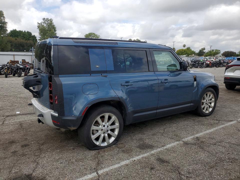 2020 Land rover Defender VIN SALEJEEX2L2015705 COPART salvage auction — WATER/FLOOD, Ca - Salvage Certificate, sold $18,600 on 2026-07-14 (photo 3)