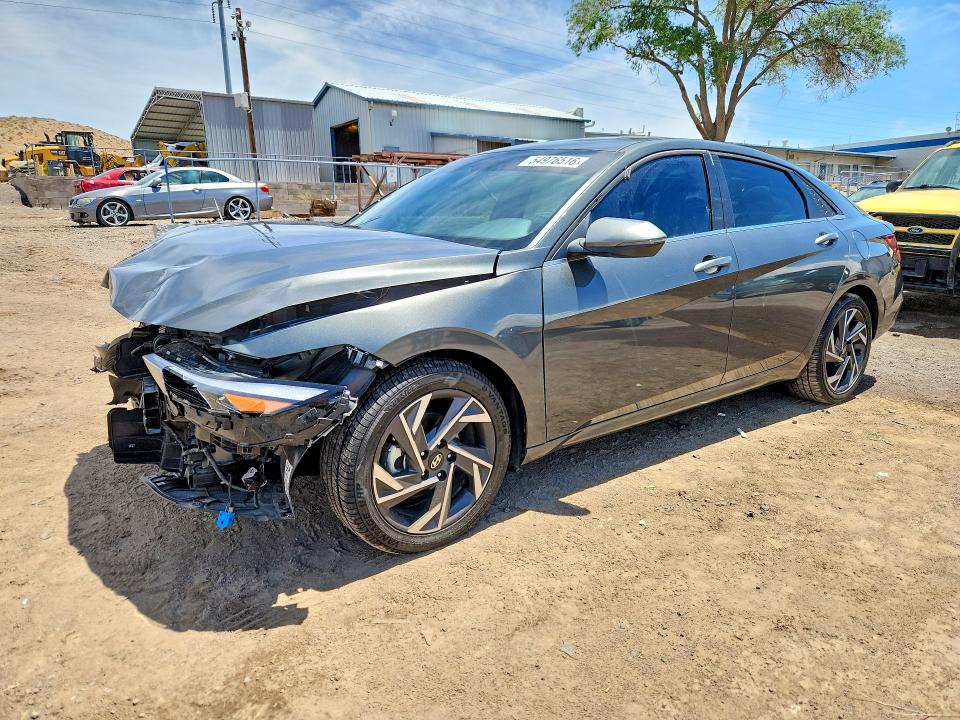 2025 Hyundai Elantra VIN KMHLN4DJ6SU161436 COPART salvage auction — FRONT END, Nm - Cert Of Title-Salvage, sold $6,800 on 2026-07-23 (photo 1)