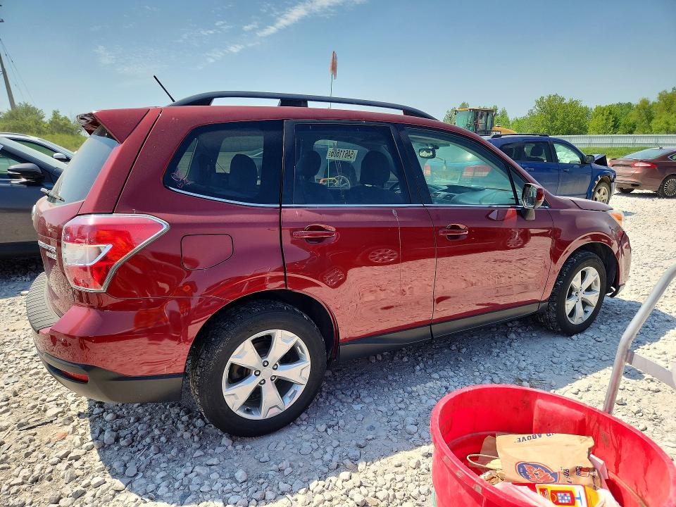 2015 Subaru Forester VIN JF2SJAHC6FH528356 COPART salvage auction — FRONT END, MI - CERTIFICATE OF TITLE, sold $3,000 on 2026-07-30 (photo 3)