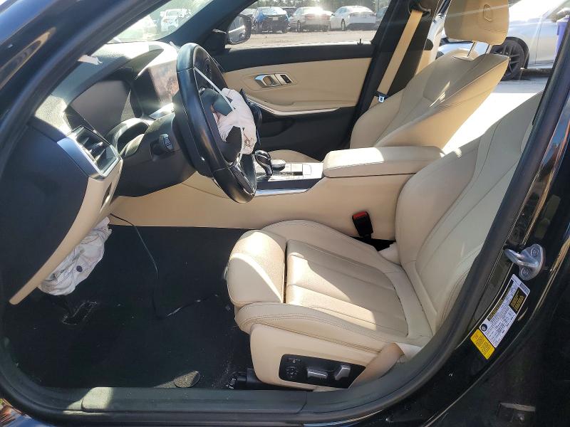 2021 BMW 3er VIN 3MW5R1J08M8B72558 COPART salvage auction — FRONT END, GA - CERT OF TITLE-SALVAGE, sold $9,600 on 2026-07-27 (photo 7)