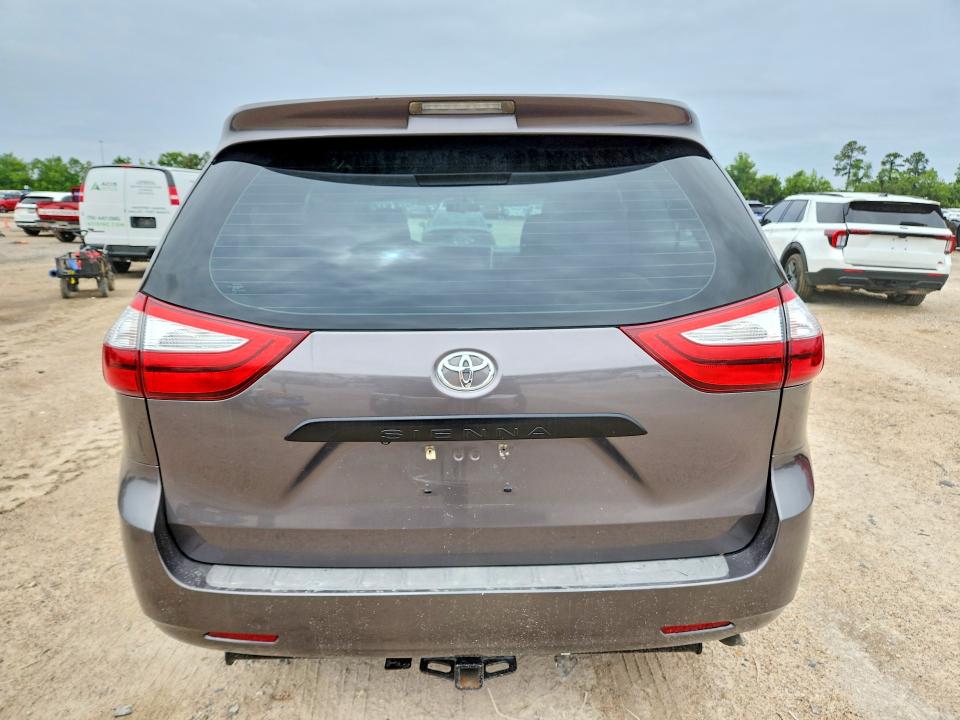 2015 Toyota VIN 5TDZK3DCXFS571525 COPART salvage auction — FRONT END, Tx - Salvage Vehicle Title, sold $3,900 on 2026-07-10 (photo 6)