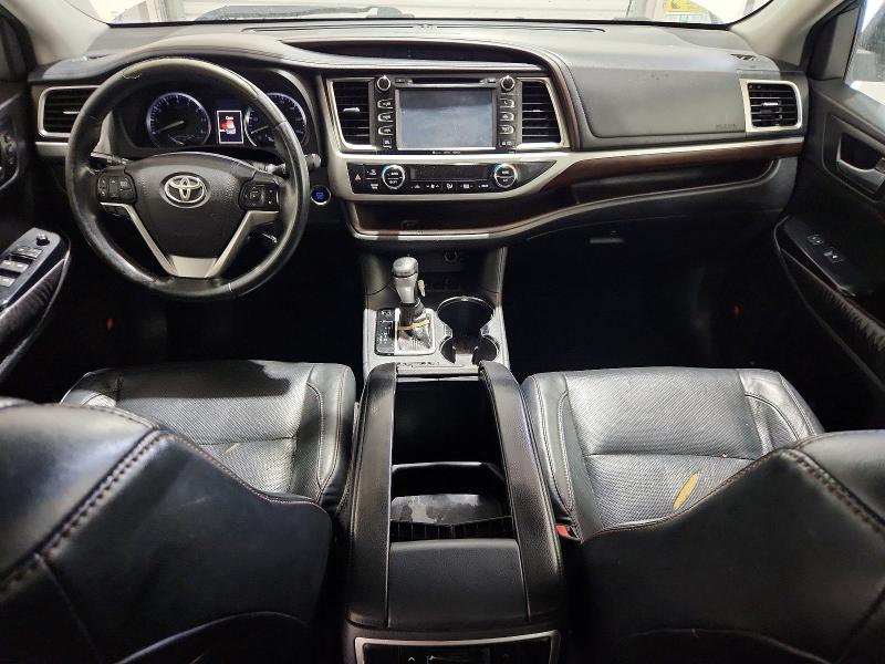 2016 Toyota Highlander VIN 5TDYKRFH7GS130685 COPART salvage auction — FRONT END, LA - CERTIFICATE OF TITLE, sold $4,250 on 2026-07-21 (photo 8)