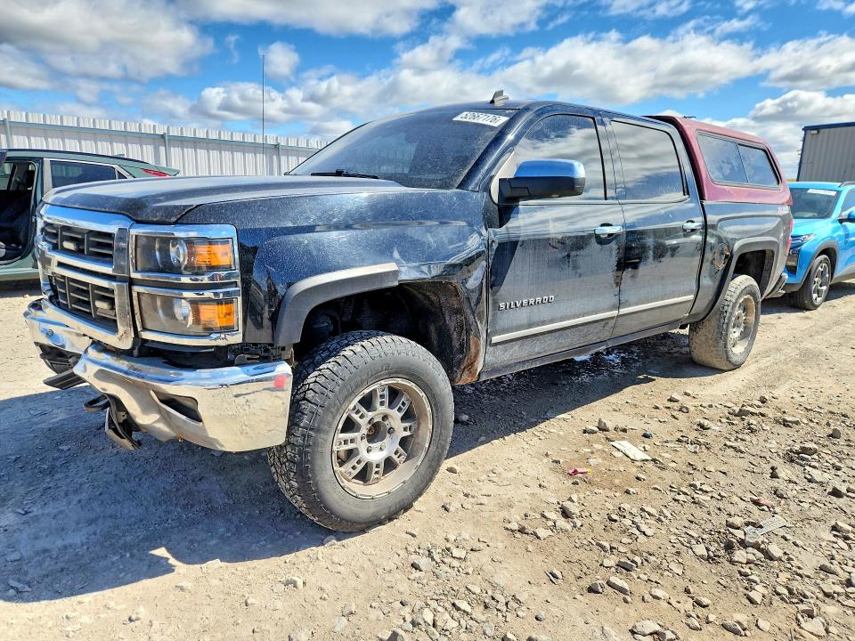 2014 Chevrolet Silverado VIN 3GCUKSECXEG158441 COPART salvage auction — FRONT END, Mi - Certificate Of Title, sold $3,050 on 2026-07-06 (photo 1)