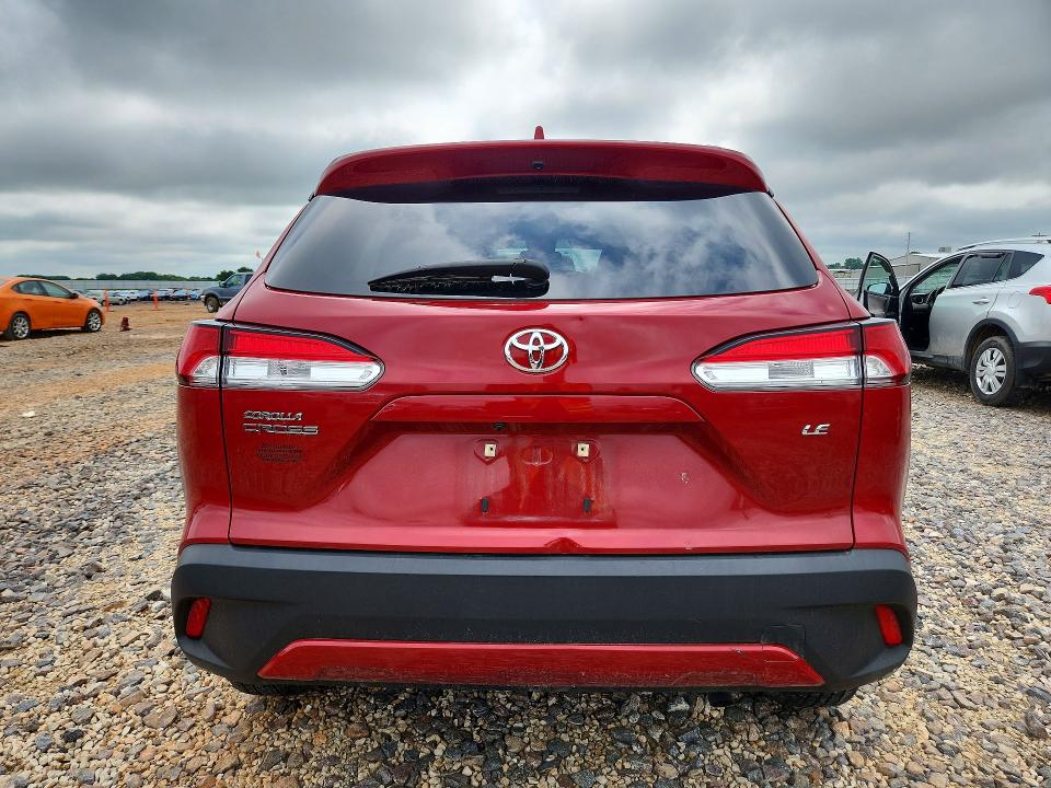 2022 Toyota Corolla cross VIN 7MUCAAAG5NV036675 COPART salvage auction — HAIL, Mo - Certificate Of Title, sold $11,600 on 2026-07-20 (photo 6)