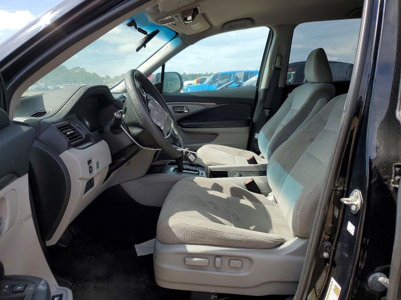 2016 Honda Pilot VIN 5FNYF5H34GB030434 COPART salvage auction — FRONT END, Al - Cert Of Title-Salvage Title, sold $4,100 on 2026-07-09 (photo 7)