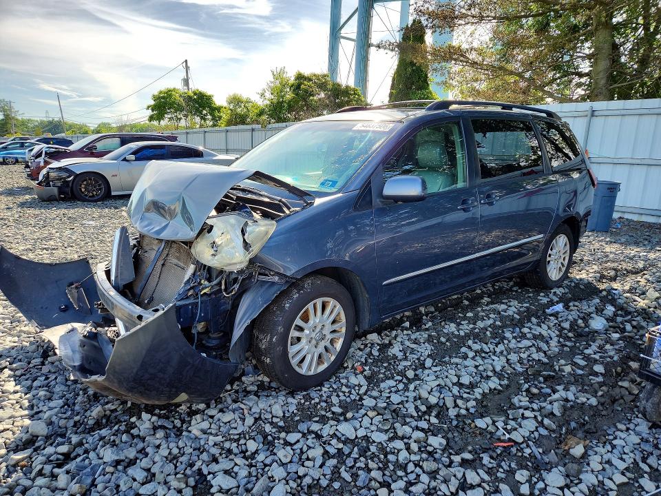 2009 Toyota Sienna VIN 5TDBK22C99S024040 COPART salvage auction — FRONT END, Nj - Cert Of Title-Salvage, sold $1,050 on 2026-07-27 (photo 1)