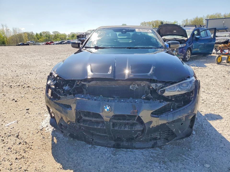 2024 BMW M4 VIN WBS33BA05RCN89663 COPART salvage auction — FRONT END, MI - CERT OF TITLE-SALVAGE VEHICLE, sold $20,400 on 2026-09-03 (photo 5)