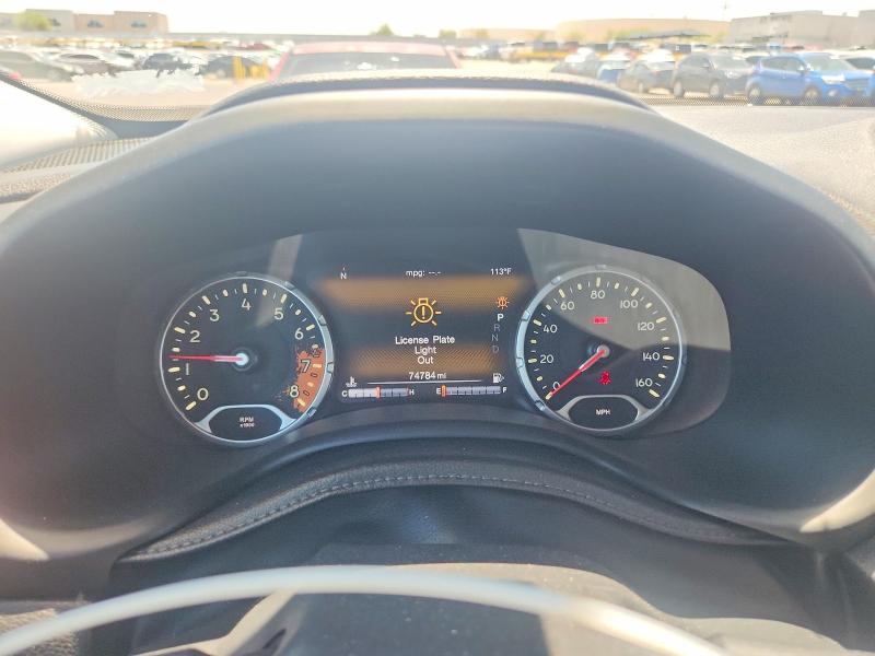 2016 Jeep VIN ZACCJBCT2GPD14720 COPART salvage auction — FRONT END, Nv - Salvage Title, sold $2,650 on 2026-08-10 (photo 9)