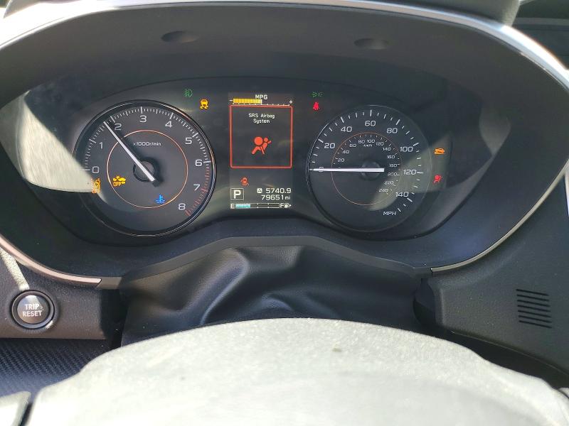 2019 Subaru Xv VIN JF2GTAEC0K8216287 COPART salvage auction — UNDERCARRIAGE, Az - Cert Of Title - Salvage, sold $3,950 on 2026-07-06 (photo 9)