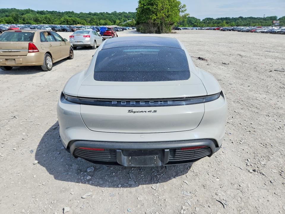 2021 Porsche Taycan VIN WP0AB2Y19MSA43563 COPART salvage auction — SIDE, Il - Salvage Certificate, sold $24,700 on 2026-08-03 (photo 6)