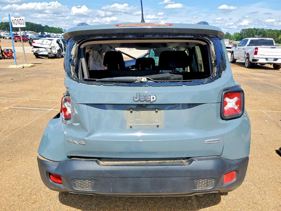 2017 Jeep Renegade VIN ZACCJBBB4HPG59791 COPART salvage auction — ALL OVER, Tx - Nonrepairable Title, sold $30 on 2026-08-03 (photo 6)