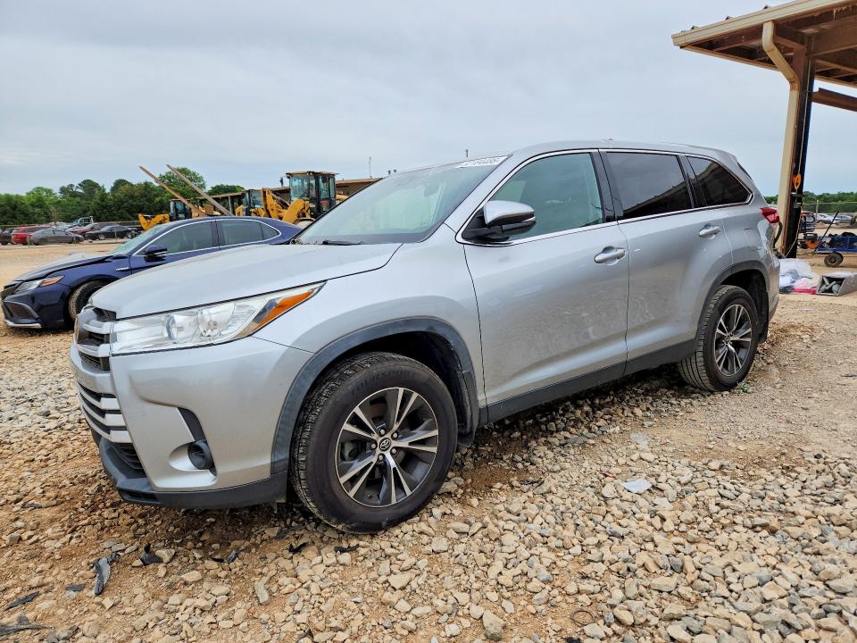 2019 Toyota Highlander VIN 5TDZARFH7KS057706 COPART salvage auction — FRONT END, AL - CERT OF TITLE-SALVAGE TITLE, sold $8,200 on 2026-07-08 (photo 1)