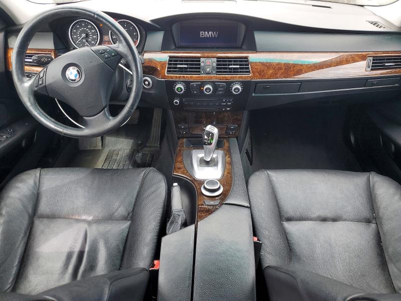 2008 BMW 5 series VIN WBANU53558CT10196 COPART salvage auction — FRONT END, CA - SALVAGE CERTIFICATE, sold $300 on 2026-07-09 (photo 8)