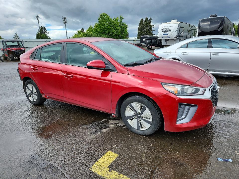 2022 Hyundai Ioniq VIN KMHC65LC1NU267996 COPART salvage auction — REAR END, Id - Salvage Certificate Of Title, sold $6,100 on 2026-07-27 (photo 4)