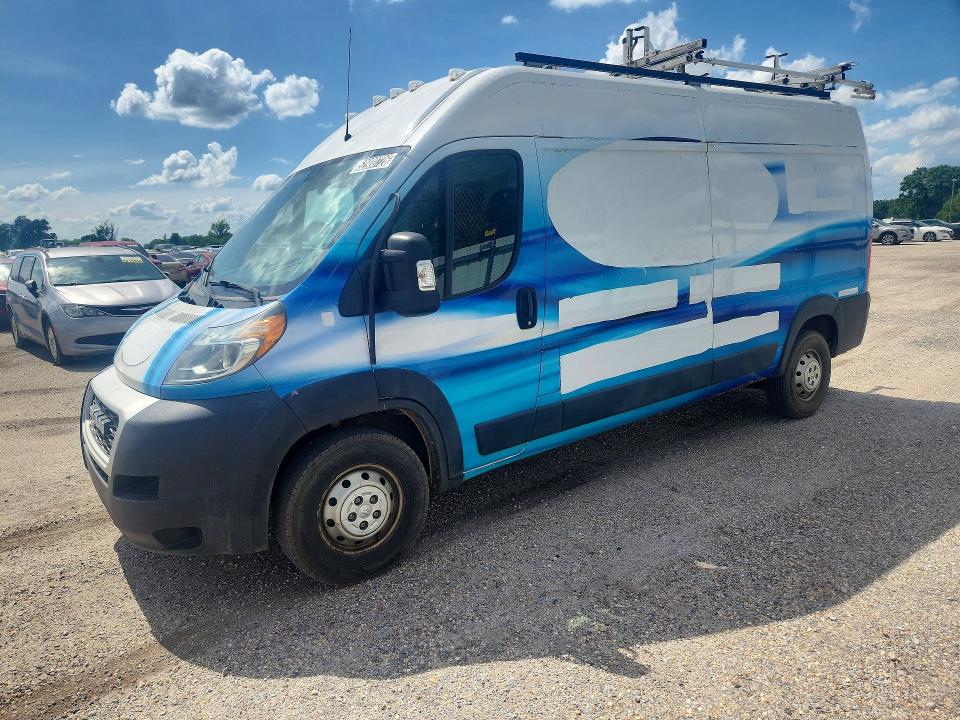2019 Ram Promaster 2500 VIN 3C6TRVDG4KE515222 COPART salvage auction — NORMAL WEAR, AL - CERTIFICATE OF TITLE, sold $1,400 on 2026-07-30 (photo 1)