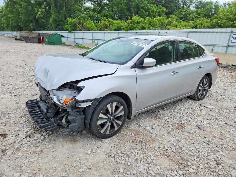 2019 Nissan Sentra VIN 3N1AB7AP4KY445890 COPART salvage auction — FRONT END, Mo - Salvage Certificate Of Title, sold $1,050 on 2026-07-02 (photo 1)