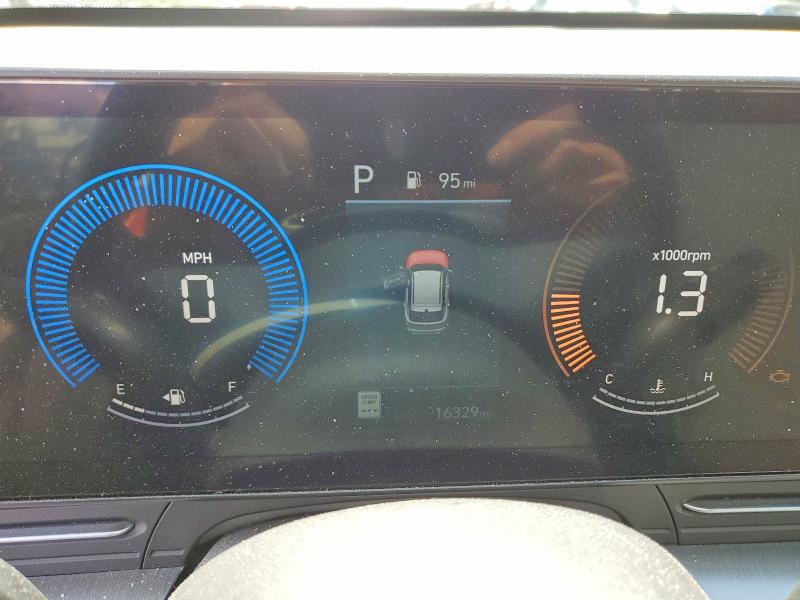 2024 Hyundai Kona VIN KM8HB3AB4RU084937 COPART salvage auction — FRONT END, Md - Cert Of Salvage > 75% Damage, sold $6,300 on 2026-07-27 (photo 9)