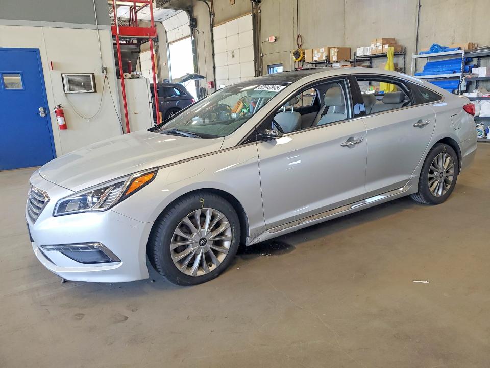2015 Hyundai VIN 5NPE34AF5FH026662 COPART salvage auction — VANDALISM, Mn - Cert Of Title-Salvage, sold $525 on 2026-07-09 (photo 1)