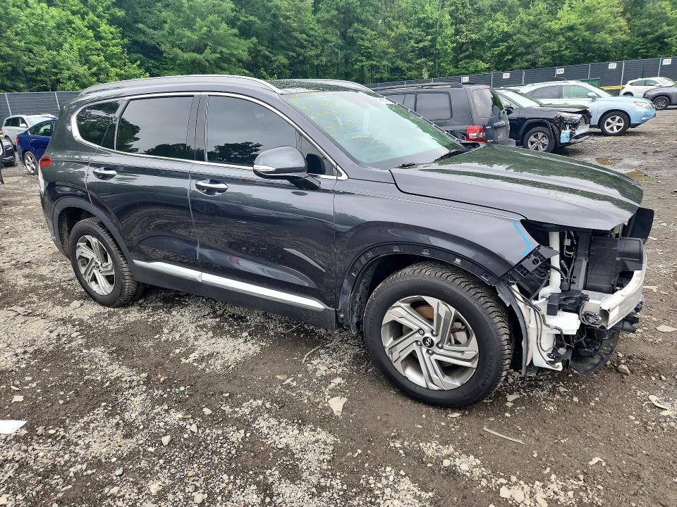 2021 Hyundai Santa fe VIN 5NMS34AJ7MH332716 COPART salvage auction — FRONT END, Md - Cert Of Salvage > 75% Damage, sold $6,400 on 2026-07-02 (photo 4)