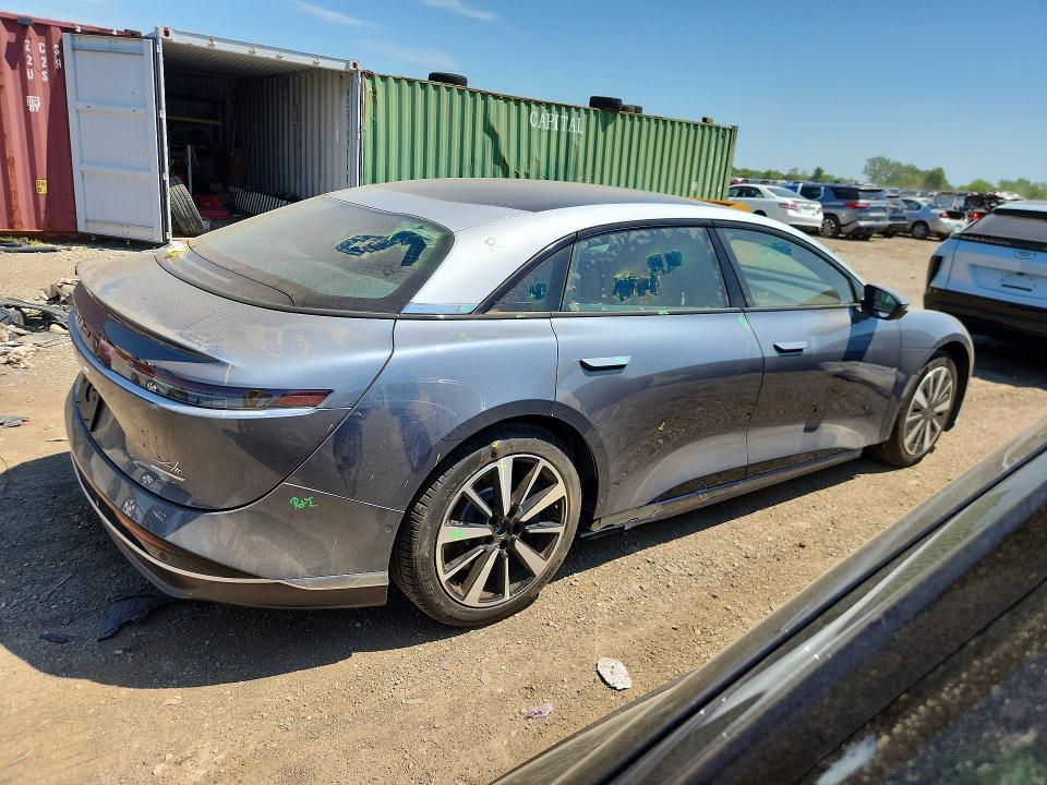 2025 Lucid VIN 50EA1TEA1SA037975 COPART salvage auction — SIDE, Id - Salvage Certificate Of Title, sold $20,800 on 2026-09-15 (photo 3)