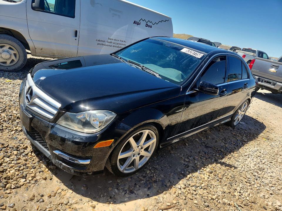 2013 Mercedes-benz C class VIN WDDGF4HB9DR263783 COPART salvage auction — MINOR DENT/SCRATCHES, Ut - Certificate Of Title, sold $550 on 2026-07-10 (photo 1)